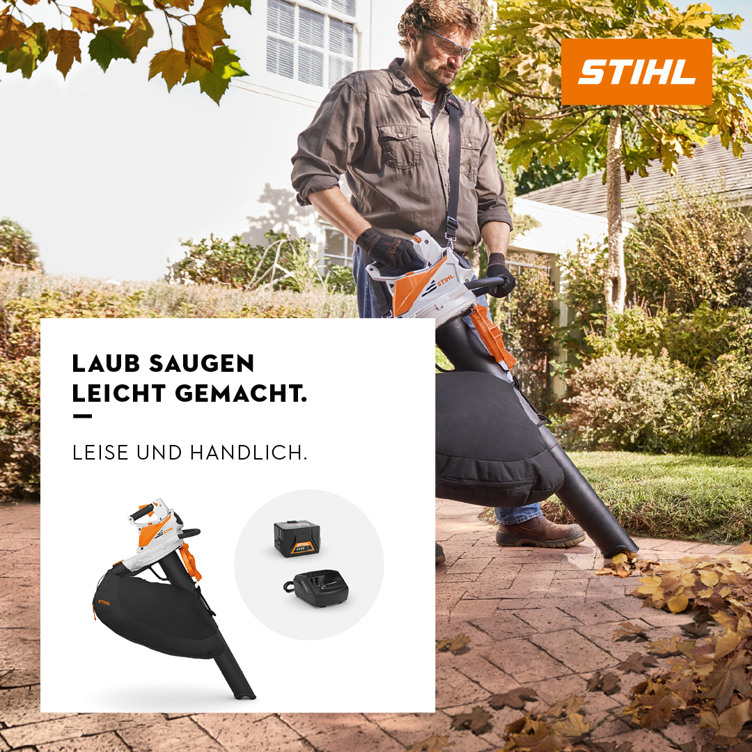 Stihl AkkuSaughäcksler SHA 56 Set inkl. Akku AK 20 / Ladegerät AL 101